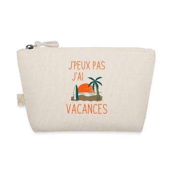 J'peux pas j'ai vacances - Trousse biologique - nature - Devant
