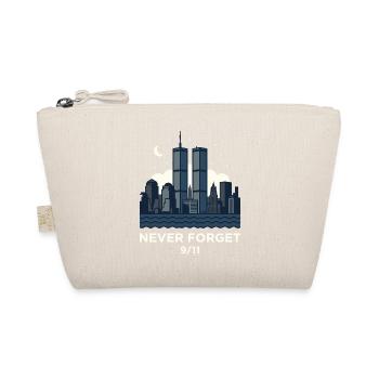 Never Forget 9/11 Skyline Nacht - Bio-Täschchen - Natur - Vorne