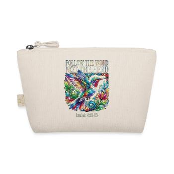 Follow The Word Not The Herd Hummingbird - Organic Pouch - nature - Front