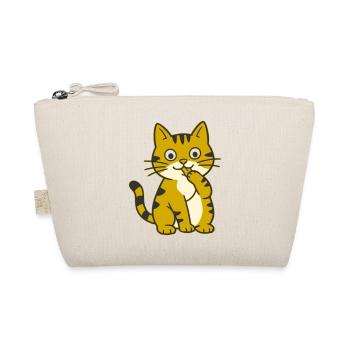 Lèche la patte, chat cartoon mignon à patte - Trousse biologique - nature - Devant