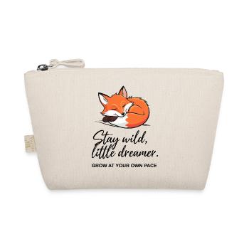 Fox Dreamer: Stay Wild Botschaft - Bio-Täschchen - Natur - Vorne