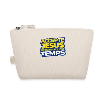 Accepte Jésus Tant Qu'il Est Temps - Trousse biologique - nature - Devant