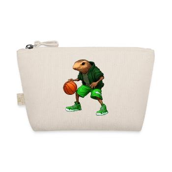 Mole Basketball Player - Organic Pouch - nature - Front