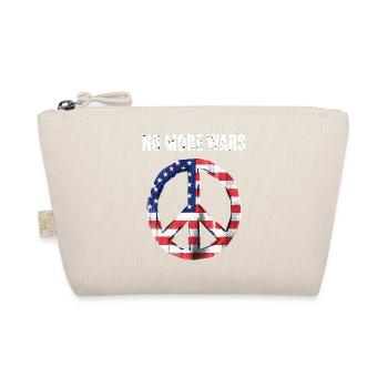 Peace USA Flag Against War - Organic Pouch - nature - Front