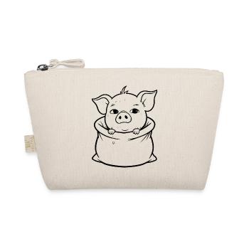 Piggy in a poke - Organic Pouch - nature - Front