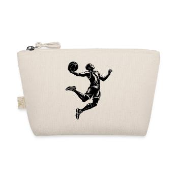 Basketballspieler - Bio-Täschchen - Natur - Vorne