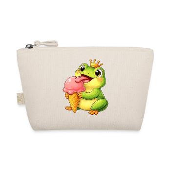 Mignon roi grenouille avec de la glace - Trousse biologique - nature - Devant