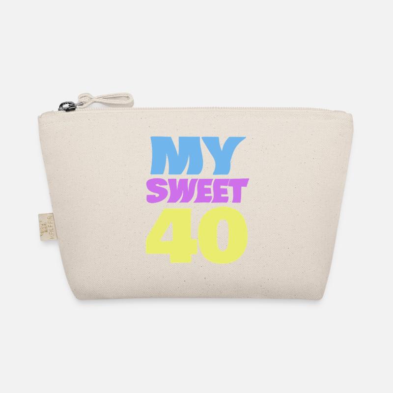 40er Farbexplosion Logo Bio-Täschchen