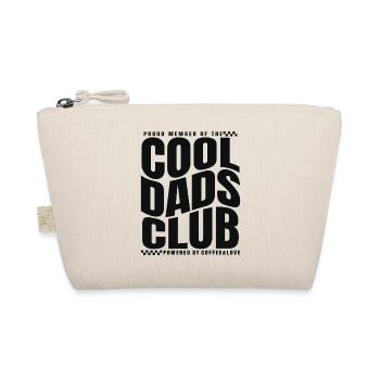 Papa Geschenk Vatertag - Cool Dads Club - Bio-Täschchen - Natur - Vorne