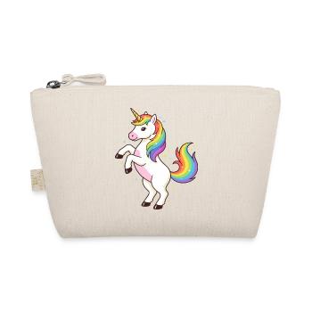 Rainbow Unicorn Sparkle - Organic Pouch - nature - Front