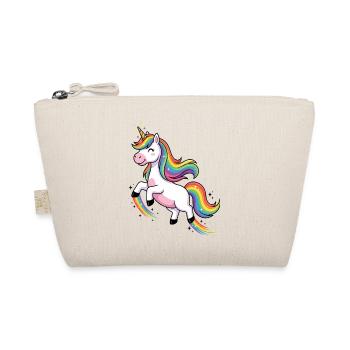 Rainbow Unicorn Parade - Organic Pouch - nature - Front
