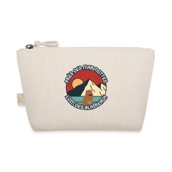 Humor on a groundhog - Organic Pouch - nature - Front