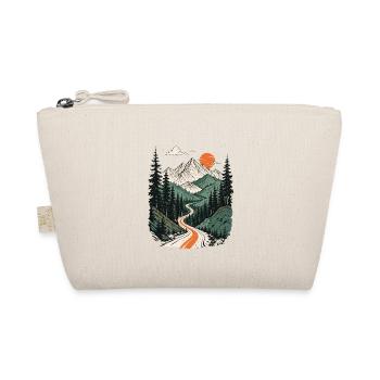 Mountainous Road in the Orange Sun - Organic Pouch - nature - Front