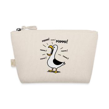 Humour Maman - Design Goéland "Maman ! Maman !" - Trousse biologique - nature - Devant