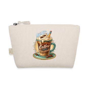 Coffee Then Classroom - Organic Pouch - nature - Front