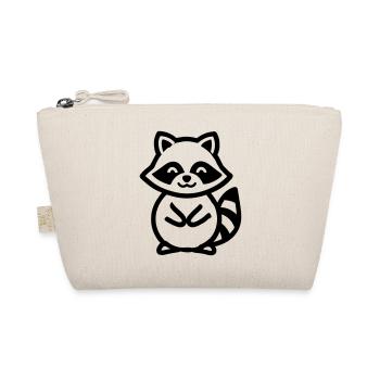 Raccoon - Organic Pouch - nature - Front