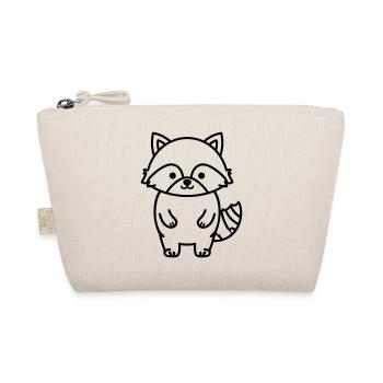 raccoon - Organic Pouch - nature - Front
