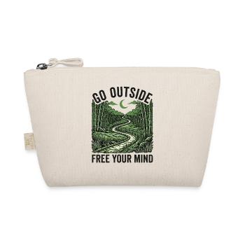 Go Outside Free Your Mind - Bio-Täschchen - Natur - Vorne