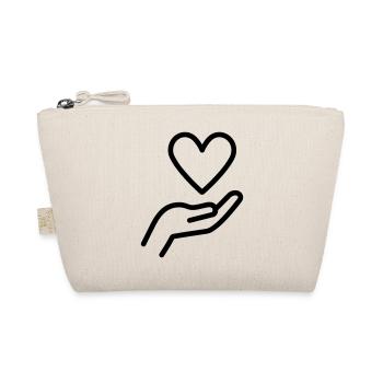 Gib Liebe - Bio-Täschchen - Natur - Vorne