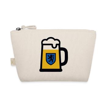 Maßkrug Bier Bayern Löwen Wappen Volksfest - Bio-Täschchen - Natur - Vorne