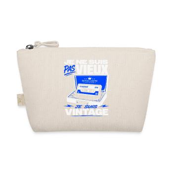 Je Ne Suis Pas Vieux Cassette Vintage - Trousse biologique - nature - Devant