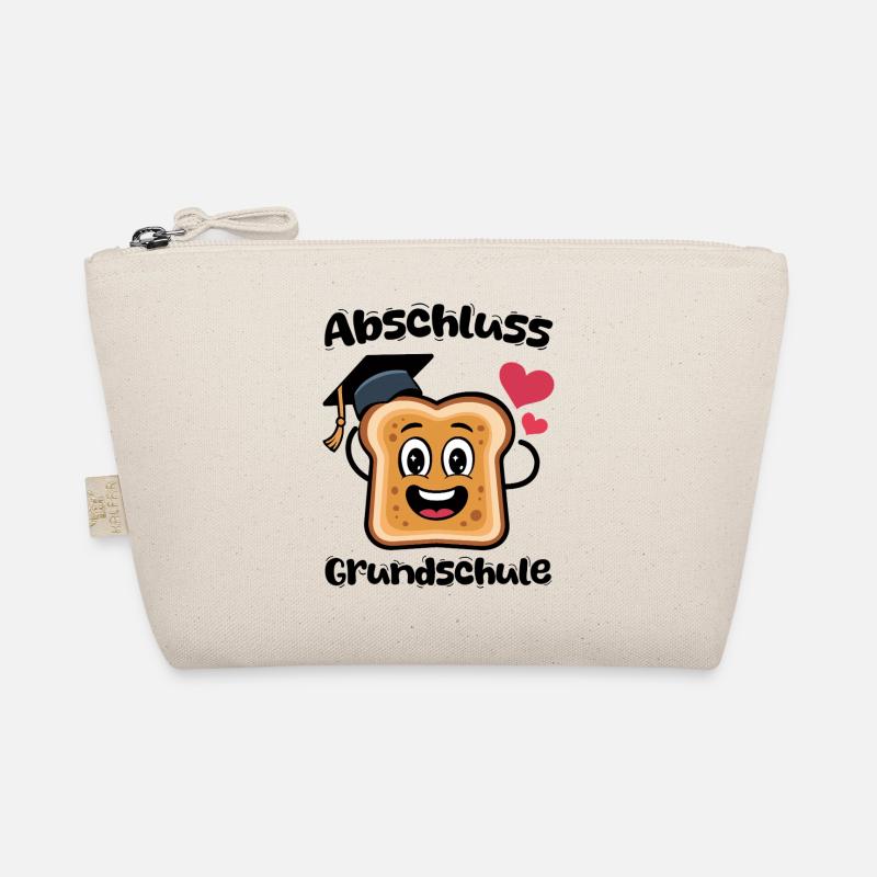 Kawaii Toast Abi Herzchen - Bio-Täschchen - Natur