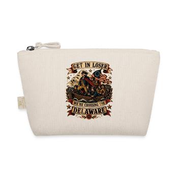 Crossing The Delaware Retro | Humor History USA - Organic Pouch - nature - Front