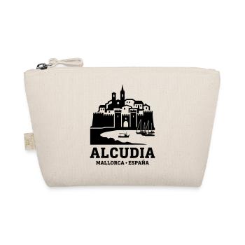 Alcudia Mallorca Spanien Silhouette Wahrzeichen - Bio-Täschchen - Natur - Vorne
