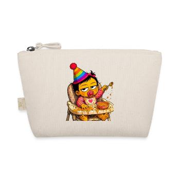 Feast Baby: Colorful Spots - Organic Pouch - nature - Front