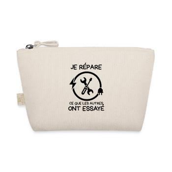 Humour réparation réparer  - Trousse biologique - nature - Devant