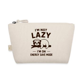 Not lazy – power saving mode - Organic Pouch - nature - Front