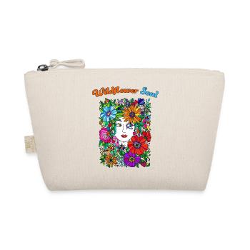 Wildflower Soul Hippie groovy des années 70 - Trousse biologique - nature - Devant