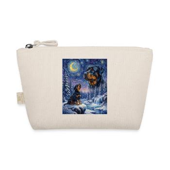 Howling to the Moon Meme Hund Affenpinscher - Bio-Täschchen - Natur - Vorne