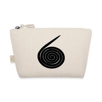 Number 6 Snail - Organic Pouch - nature - Front