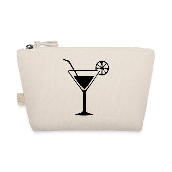 Cocktail Cocktailglas Geschenk Barkeeper - Bio-Täschchen - Natur - Vorne
