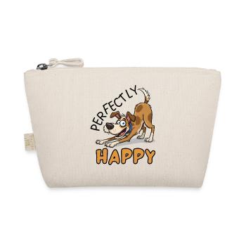 213616058_358910679_Jack_Russell_Perfectly_Happ - Organic Pouch - nature - Front