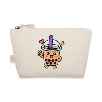 Personnage mignon de Kawaii Boba Bubble Tea - Trousse biologique - nature - Devant