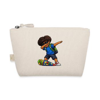Dabbing ABC-Schütze Afro - Bio-Täschchen - Natur - Vorne