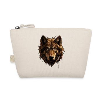 Wolf - Bio-Täschchen - Natur - Vorne