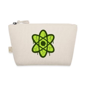 Atom Symbol Graffiti Logo - Organic Pouch - nature - Front