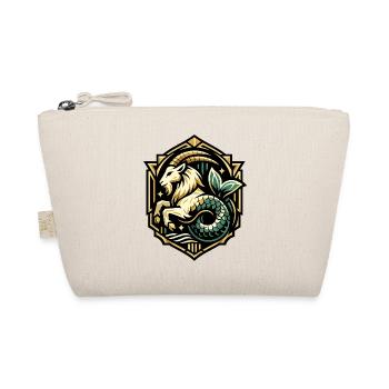 Heraldic Horse Dragon - Organic Pouch - nature - Front