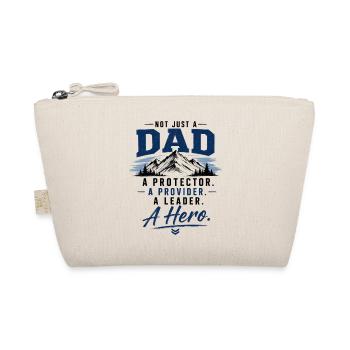 Dad Hero: Protector and Provider - Organic Pouch - nature - Front
