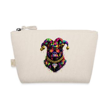 Gorilla Jester Neon Graffiti - Organic Pouch - nature - Front