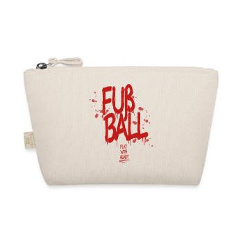 For Ball Graffiti: Play With Heart - Organic Pouch - nature - Front