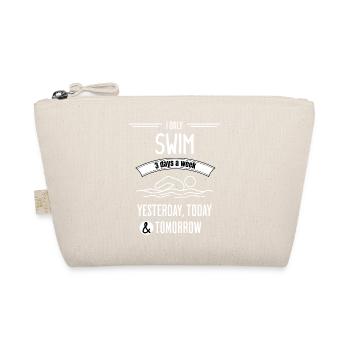 Funny Swim Quote - Organic Pouch - nature - Front