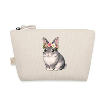 Chinchilla Rabbit - Organic Pouch - nature - Front