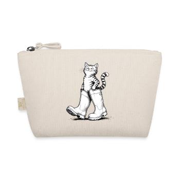 Cat in rubber boots, Puss in Boots - Organic Pouch - nature - Front