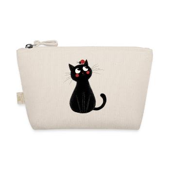 Chat avec coccinelle - Trousse biologique - nature - Devant
