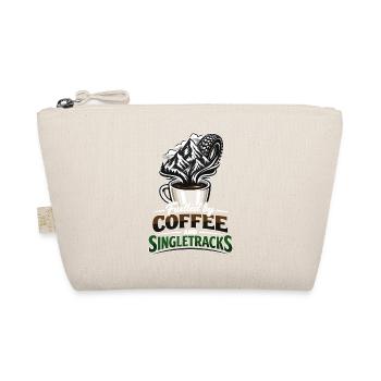 Fuelled by Coffee & Singletracks MTB Coffee Mug - Organic Pouch - nature - Front