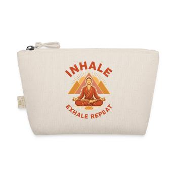 Inhale Exhale Repeat - Organic Pouch - nature - Front